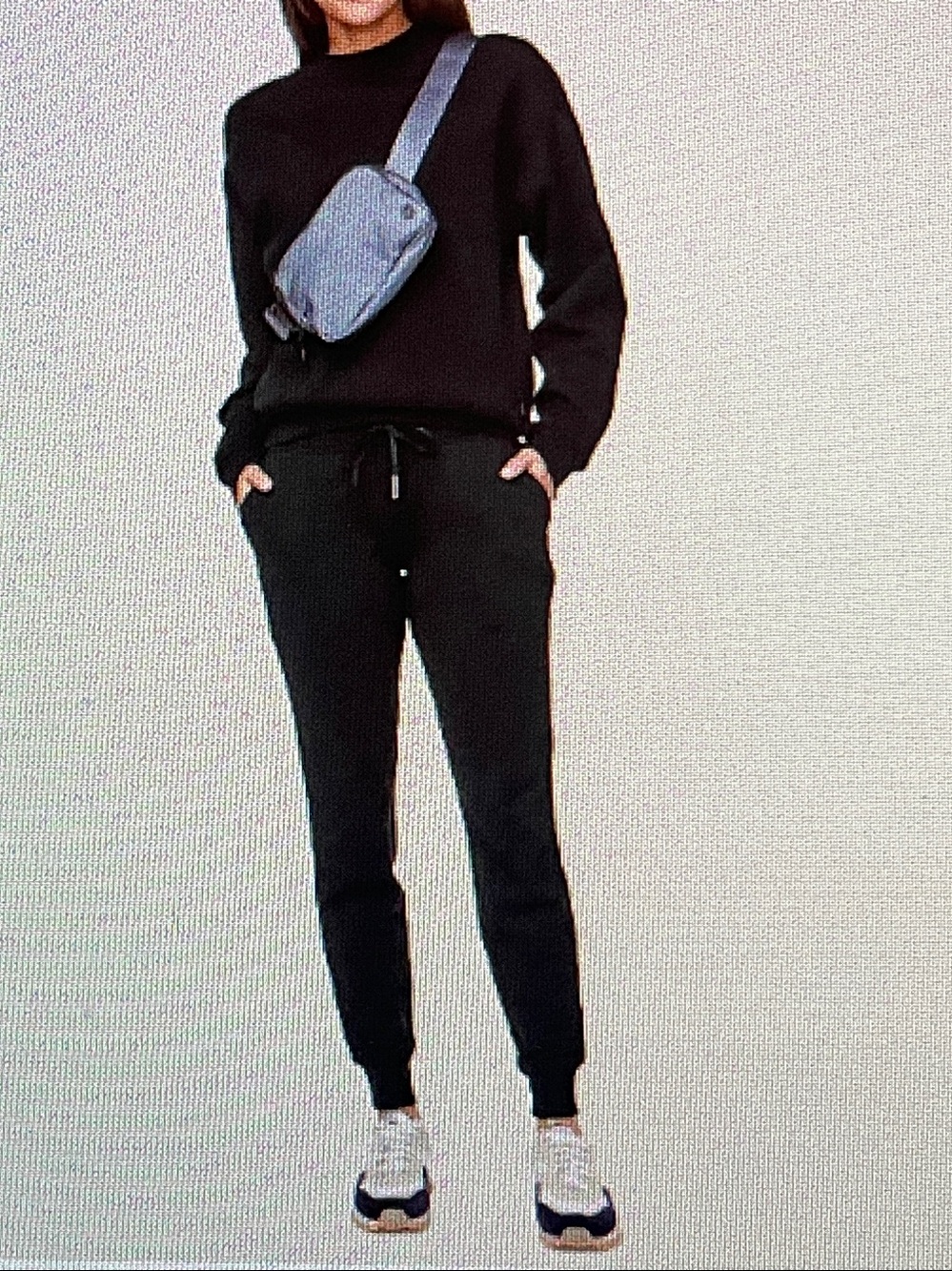 Lululemon Warm Down Jogger || 28"' Heathered Core Black Size 6